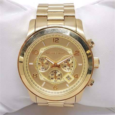 michael kors watch mk8077 rose gold|rose gold mk watch men.